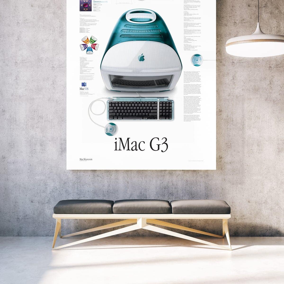 iMac G3 poster in frame iMac G3 poster in frame